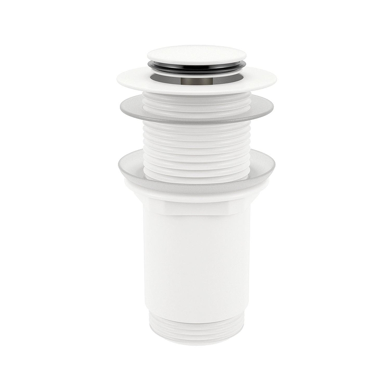 Донный клапан Wellsee Drainage System 182138000 click-clack цвет Белый матовый