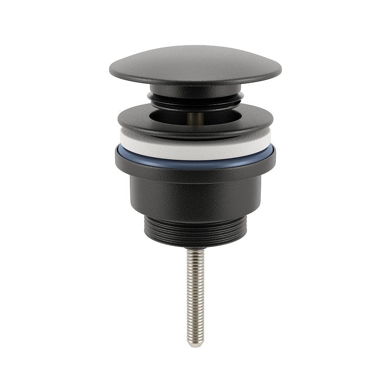 Донный клапан Wellsee Drainage System 182140000 click-clack цвет Черный матовый