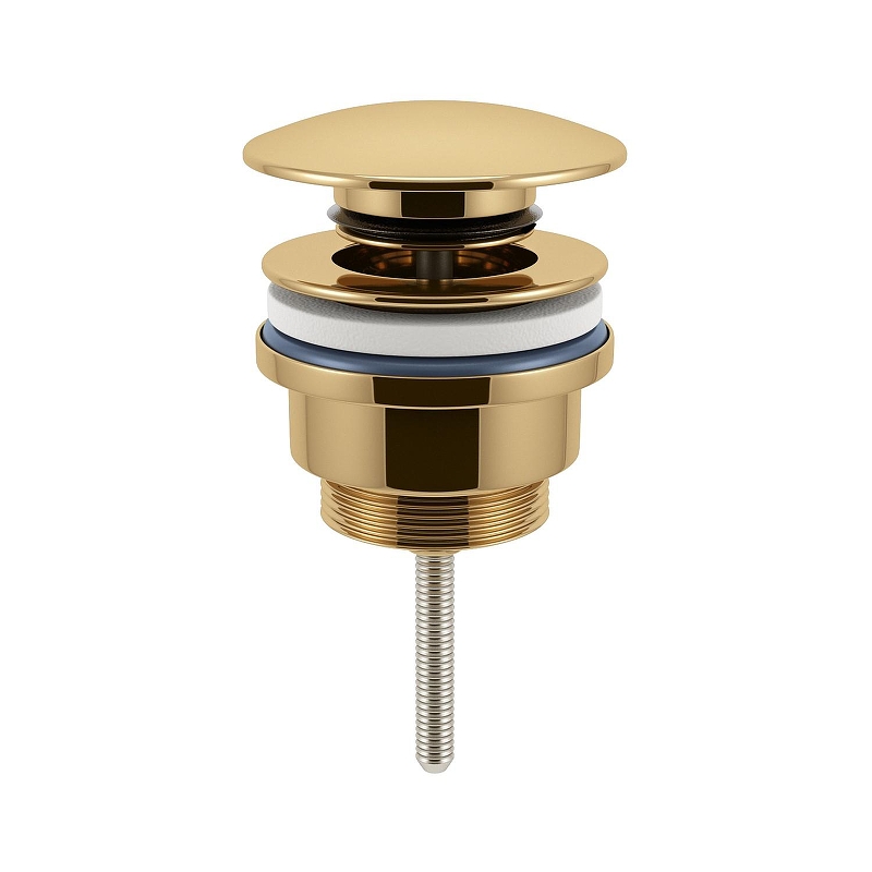 Донный клапан Wellsee Drainage System 182141000 click-clack цвет Золото