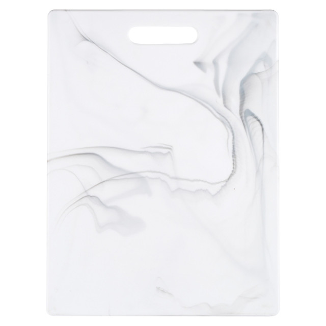 доска разделочная ATTRIBUTE Марбл Уайт/Marble White 27,5х36,5см прямоугольная пластик