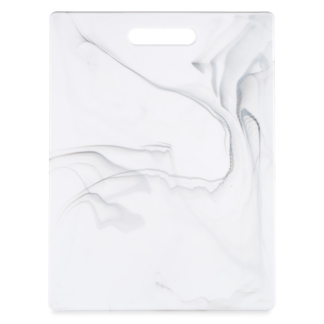 доска разделочная ATTRIBUTE Марбл Уайт/Marble White 30х20см прямоуг. пластик