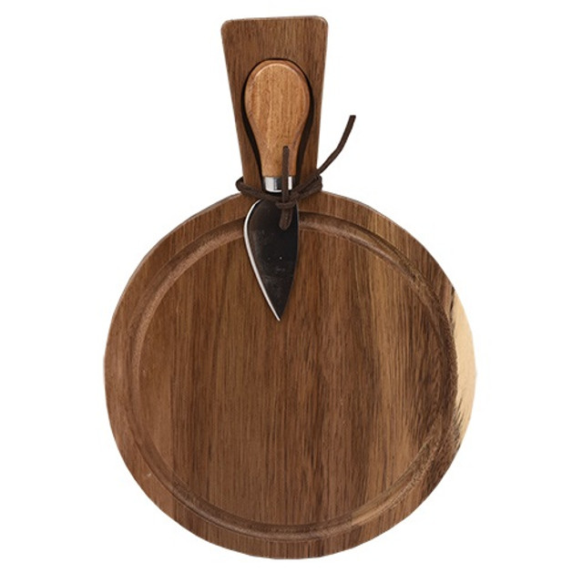 доска сервировочная TODELIA Акация/Acacia 26х17,8х1,5см прямоугольная акация с ножом