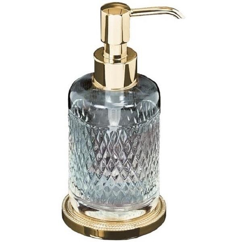 Дозатор для жидкого мыла Boheme Murano Cristal 10228 Золото