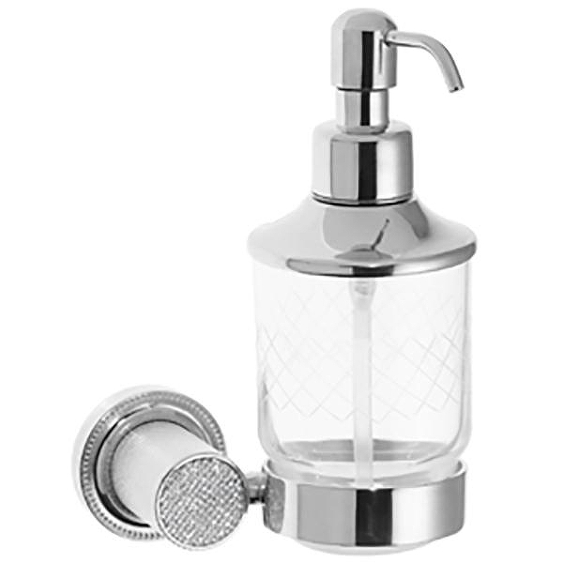Дозатор для жидкого мыла Boheme Royal Cristal 10932-CR Хром
