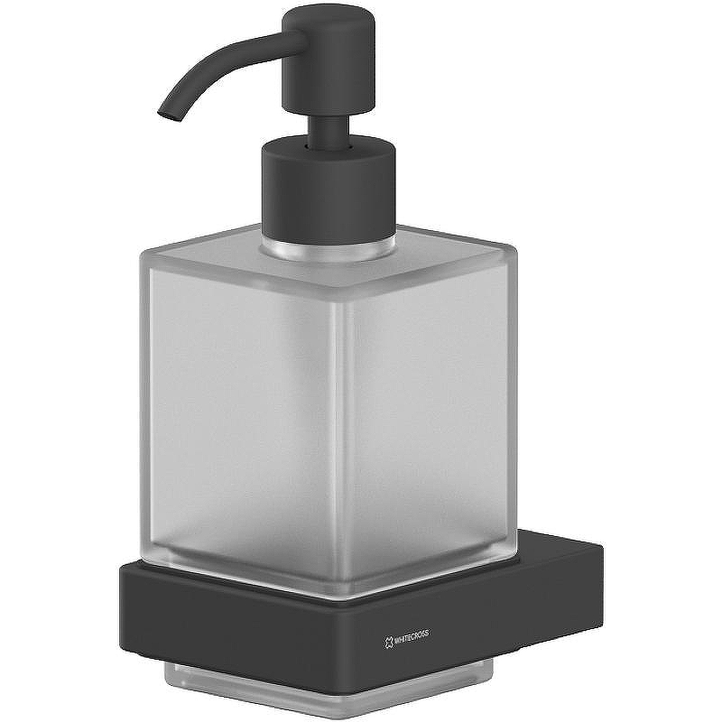 Дозатор для жидкого мыла Whitecross Cubo black CU2440BL Черный матовый