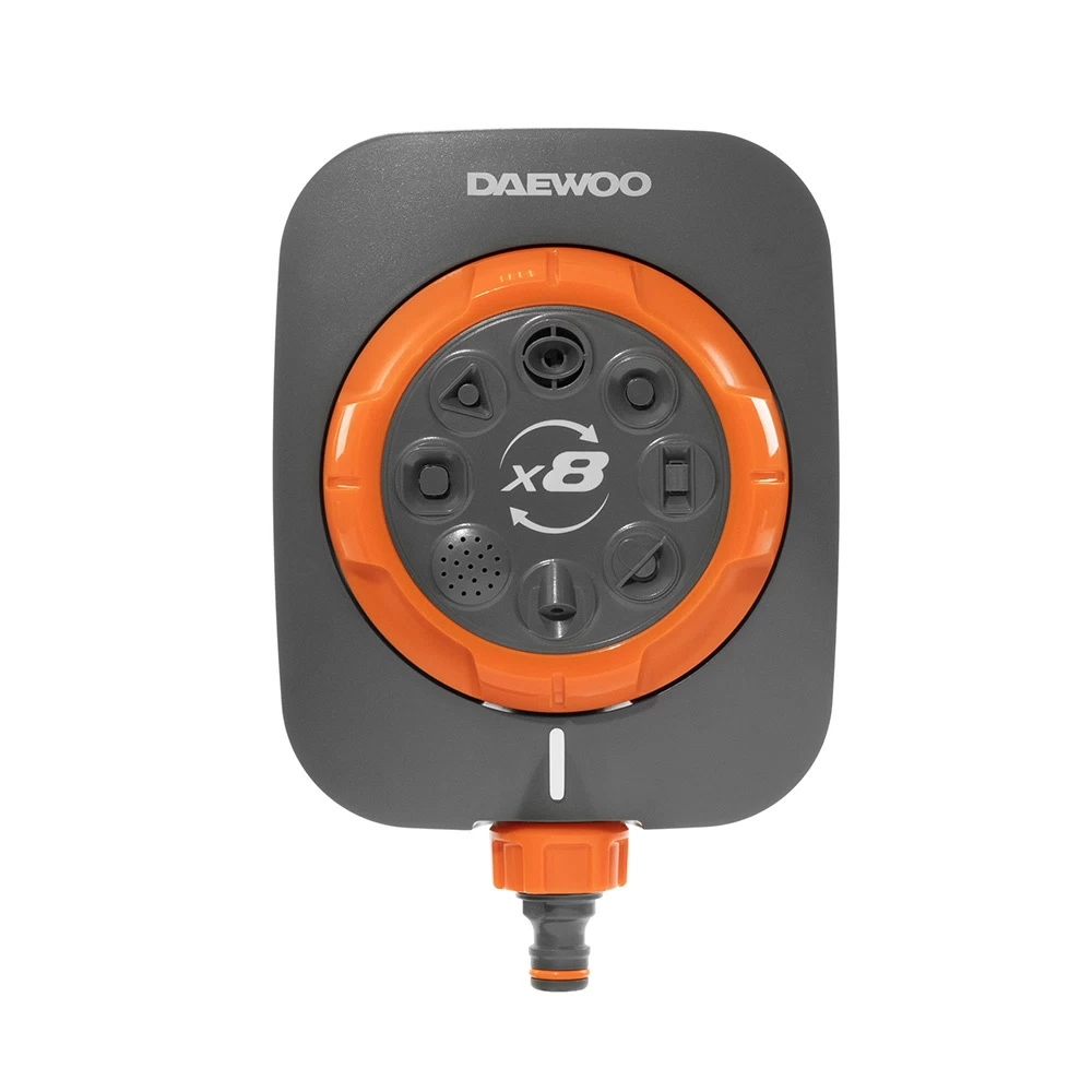 Дождеватель 1х1/2х5/8х3/4 Daewoo 8-Pattern Sprinkler пластиковый статический 8 режимов (DWS 1008)