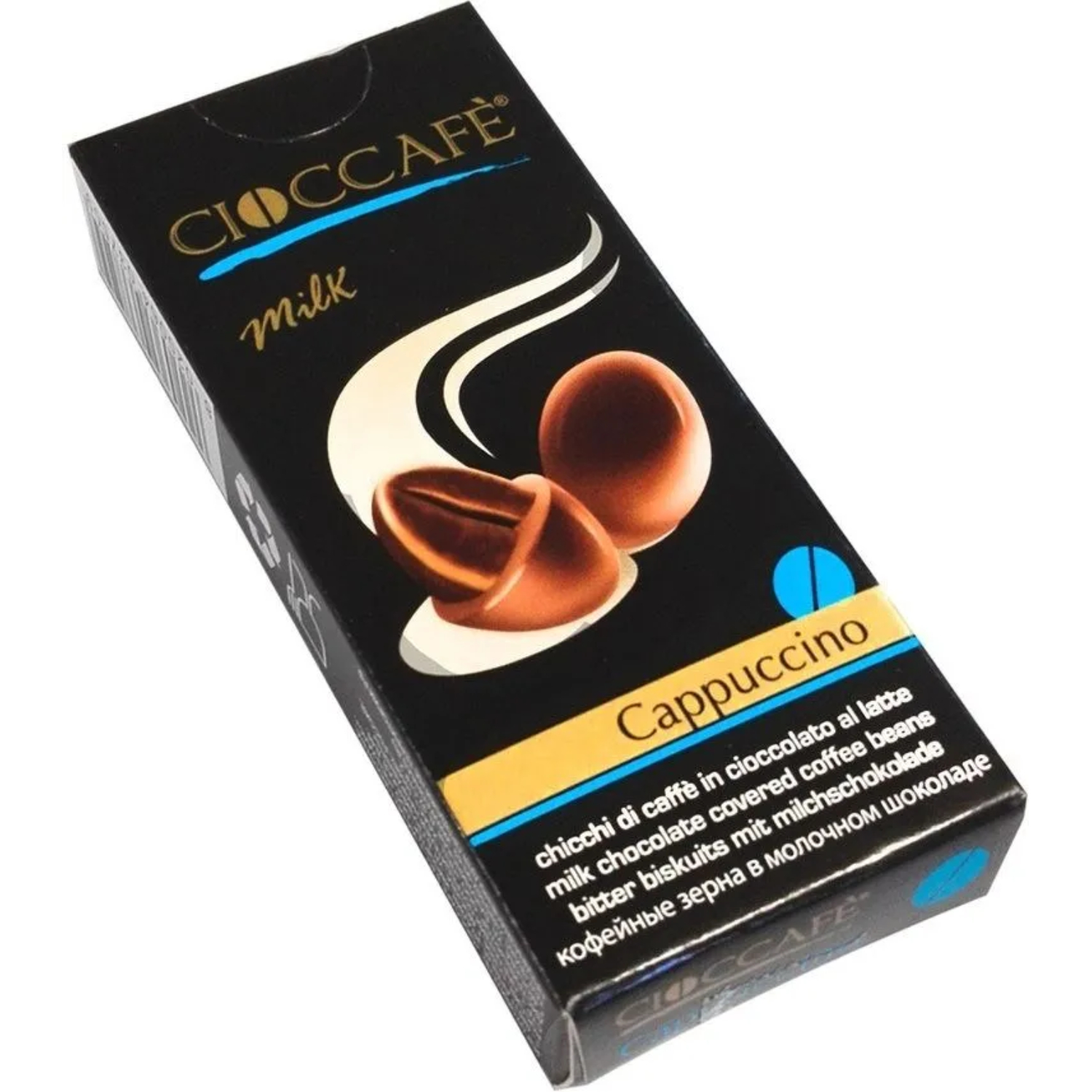 Драже CiocCafe cappuccino кофейные зёрна в молочном шоколаде 25 г