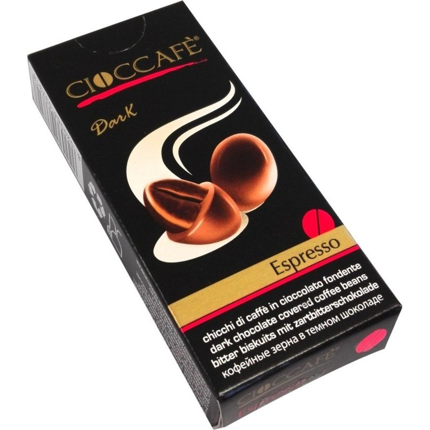 Драже CiocCafe Espresso time кофейные зерна в тёмном шоколаде 25 г