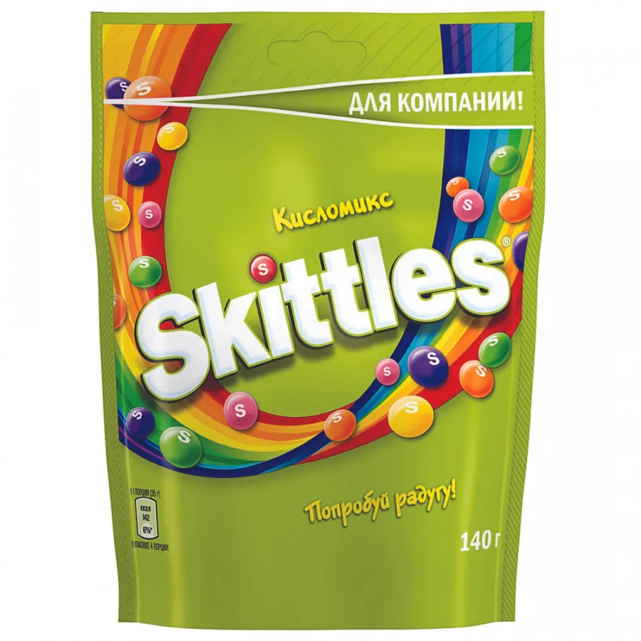 Драже Skittles Кисломикс, 140 г