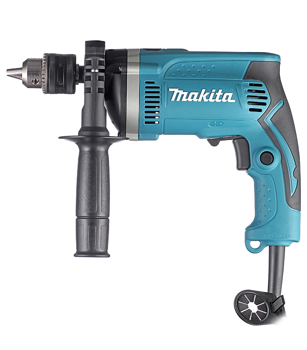 Дрель сетевая ударная Makita HP1630 710 Вт ключевой патрон