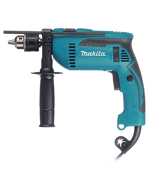 Дрель сетевая ударная Makita HP1640 680 Вт ключевой патрон