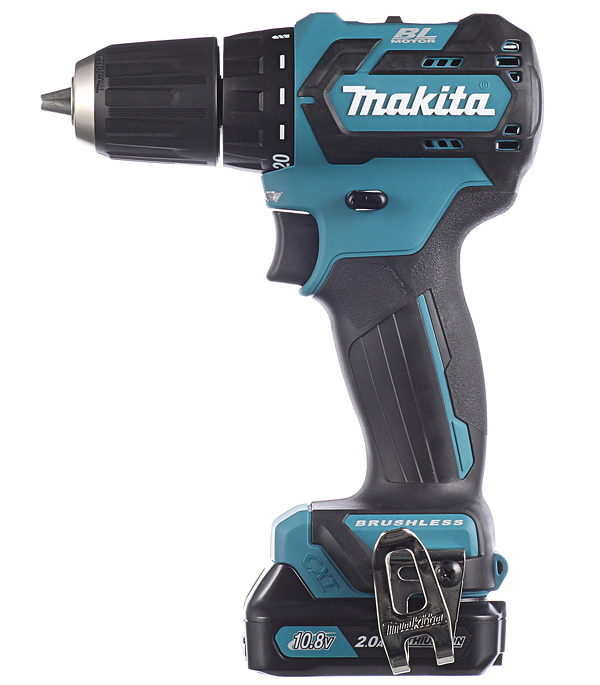 Дрель-шуруповерт аккумуляторная бесщеточная Makita CXT DF332DWAE 10,8 В 2 Ач Li-Ion 2 АКБ и ЗУ