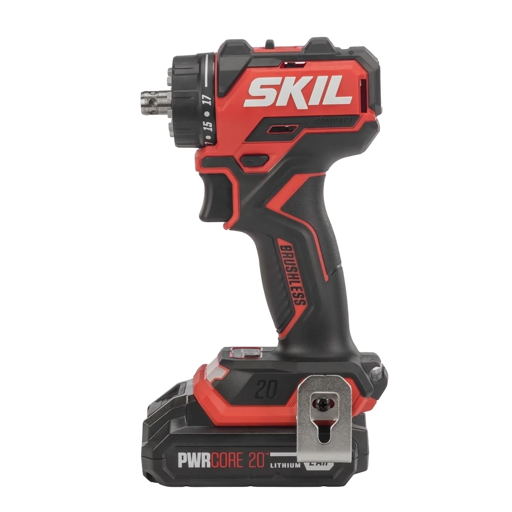 Дрель-шуруповерт аккумуляторная бесщеточная Skil XP QD6293 20 В 2 Ач Li-Ion 2 АКБ и ЗУ (QD6293SE10)