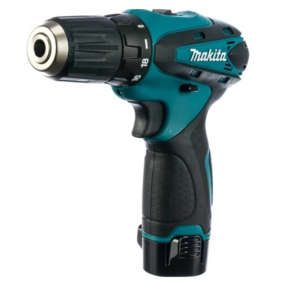 Дрель-шуруповерт аккумуляторная Makita CXT 12 В 1,3 Ач Li-Ion 2 АКБ и ЗУ (DF330DWE)