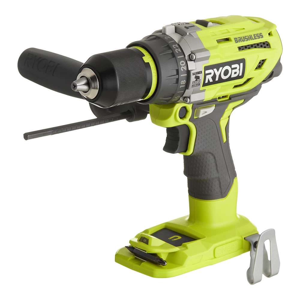 Дрель-шуруповерт ударная аккумуляторная бесщеточная Ryobi One+ R18PD7-0 18 В без АКБ и ЗУ (15827463)