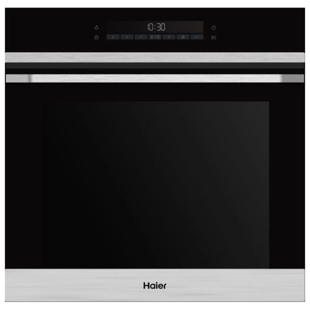 Духовой шкаф электрический встраиваемый Haier HOQ-P16AS5SX 595 мм черный/нержавеющая сталь