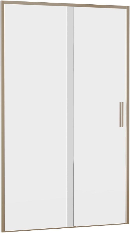 Душевая дверь Aquanet Pleasure Evo AE65-N120-GBT 120 352425 профиль Золото-никель браш стекло прозрачное