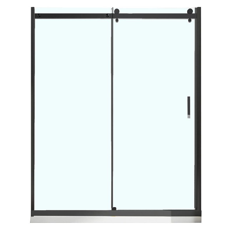 Душевая дверь Azario Bern 150 AZ-733-150-BM-CL профиль Черный матовый стекло прозрачное