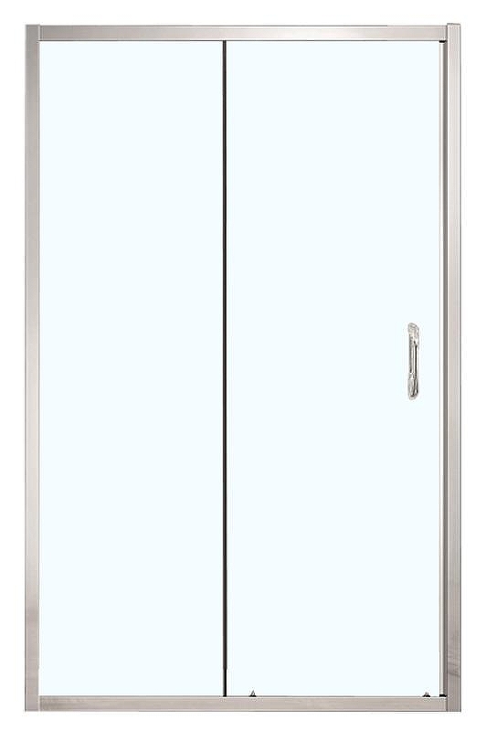 Душевая дверь Azario Milton 140 AZ-ND6121 1400 профиль Серебро стекло прозрачное