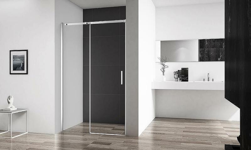 Душевая дверь BelBagno Acqua 110 ACQUA-BF-1-110-C-Cr профиль Хром стекло прозрачное