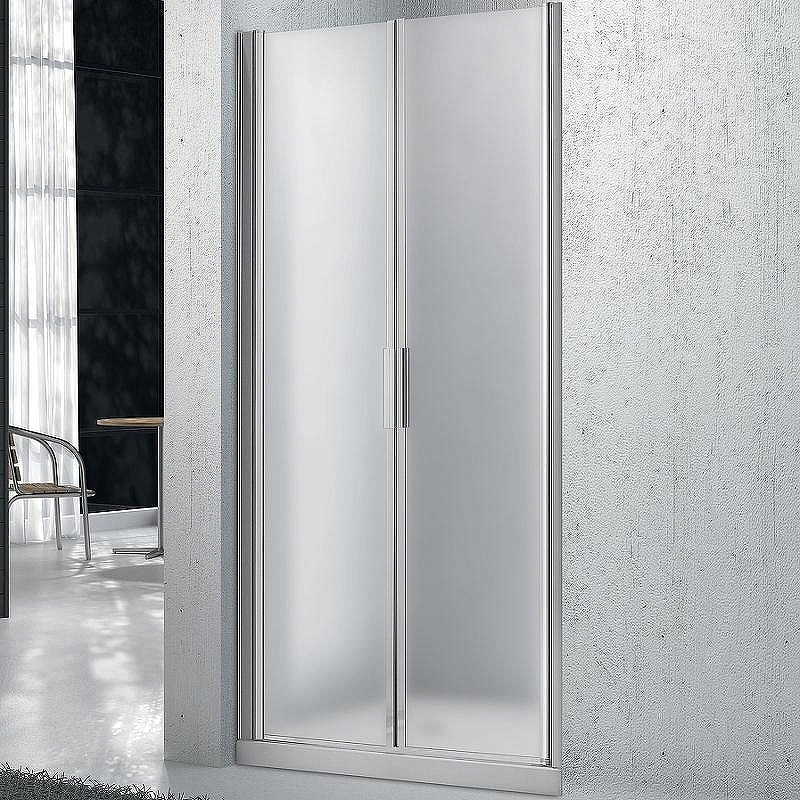 Душевая дверь BelBagno Sela 115 SELA-B-2-115-P-Cr профиль Хром стекло рифленое