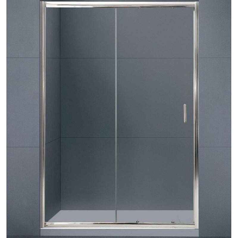 Душевая дверь BelBagno Uno 125 UNO-BF-1-125-C-Cr профиль Хром стекло прозрачное