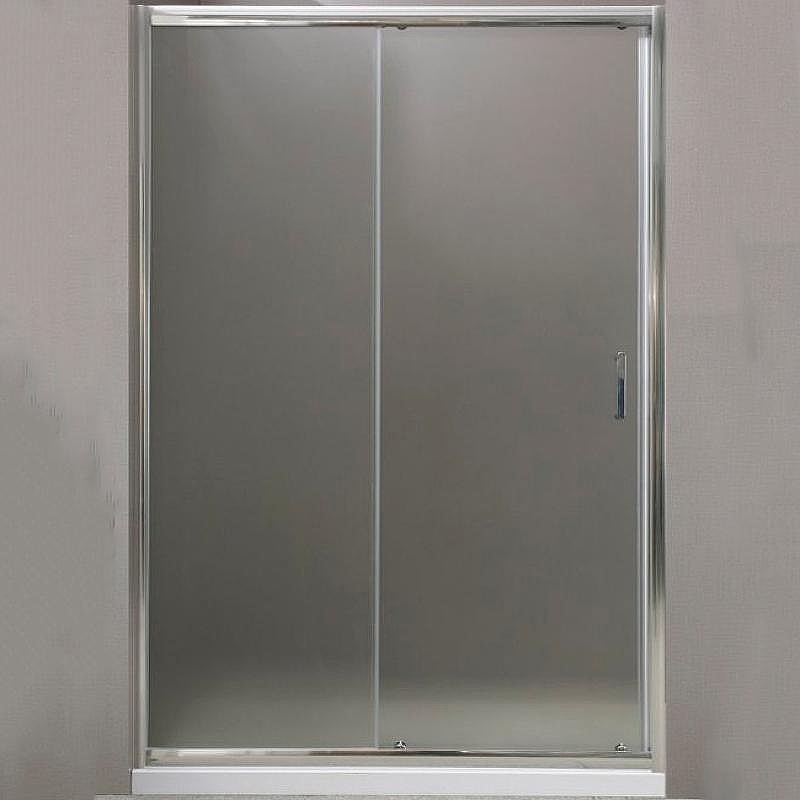 Душевая дверь BelBagno Uno 150 UNO-195-BF-1-150-P-Cr профиль Хром стекло рифленое