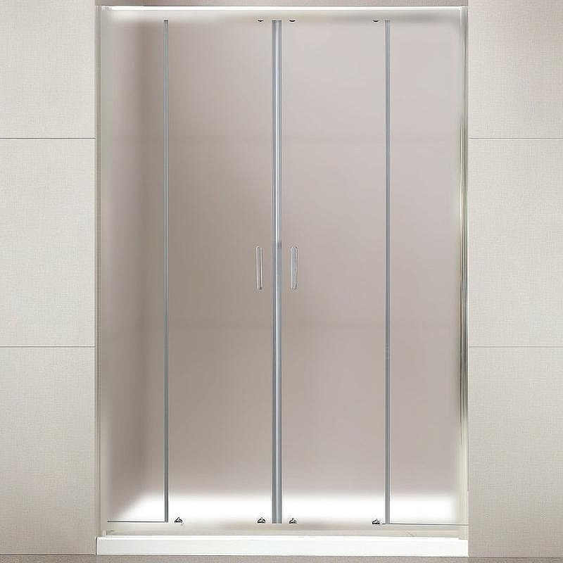 Душевая дверь BelBagno Uno 180 UNO-BF-2-180-P-Cr профиль Хром стекло рифленое