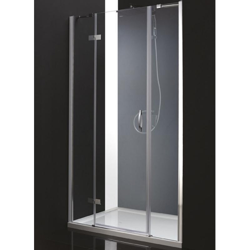 Душевая дверь Cezares Bergamo 175 L BERGAMO-W-B-13-80+60/40-C-Cr-L профиль Хром стекло прозрачное