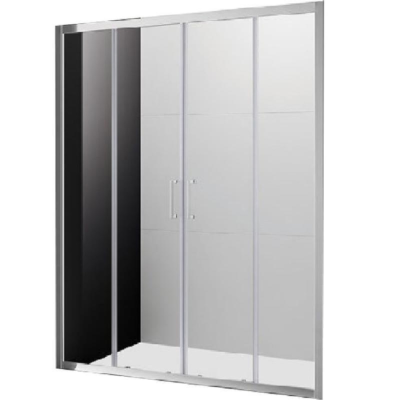 Душевая дверь Cezares Molveno BF-2 180 профиль Хром стекло прозрачное