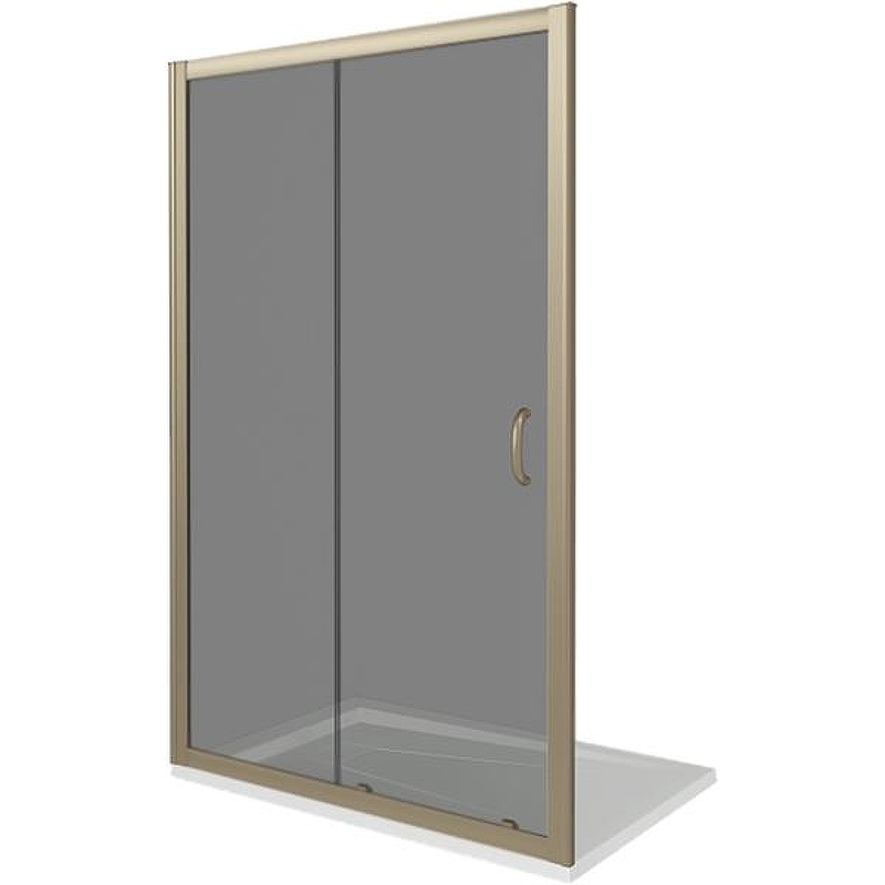Душевая дверь Good Door Jazze WTW-110-B-BR 110 профиль Бронза стекло тонированное