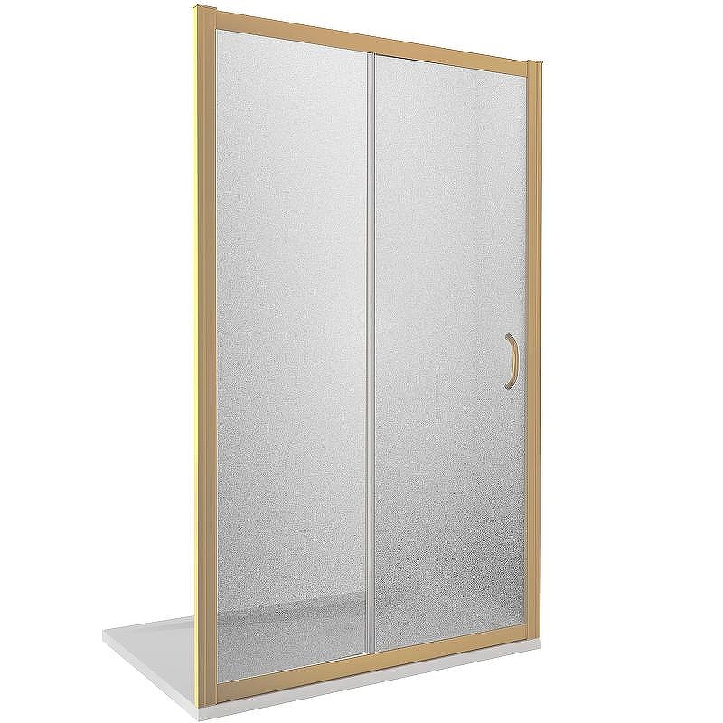 Душевая дверь Good Door Jazze WTW-130-G-BR 130 профиль Бронза стекло Grape