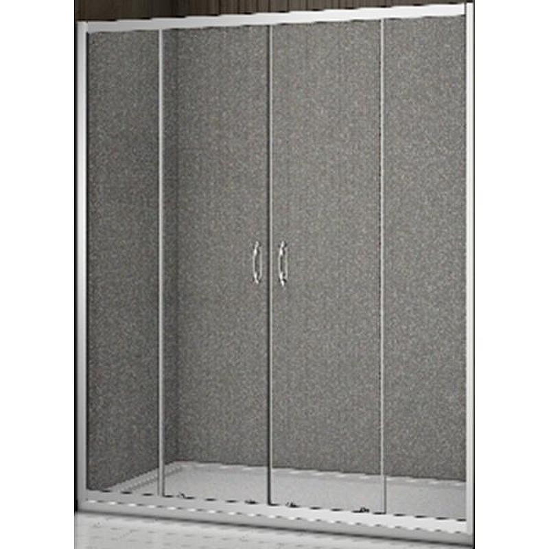 Душевая дверь Good Door Latte WTW-TD-150-G-WE 150 профиль Белый стекло матовое
