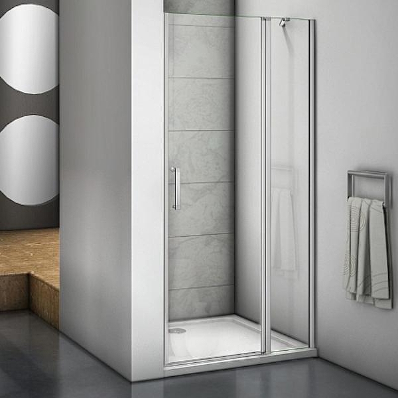 Душевая дверь Good Door Mokka WTW-140-C-WE 140 профиль Алюминий белый стекло прозрачное