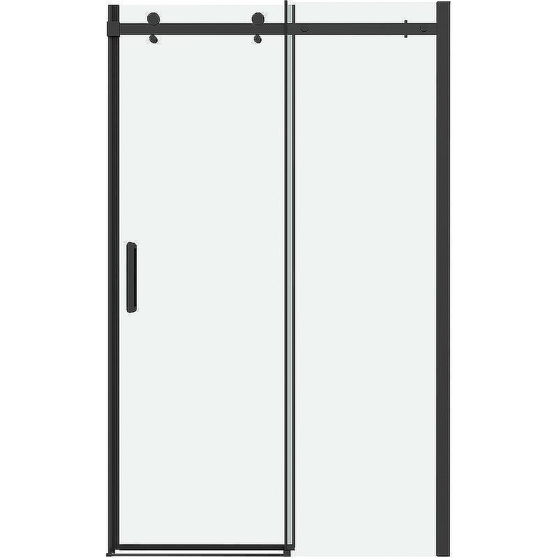 Душевая дверь Grossman Classic 110 100.K33.04.110.21.00 профиль Черный матовый стекло прозрачное