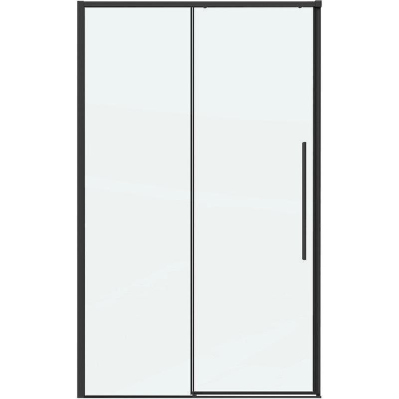Душевая дверь Grossman Galaxy 110 100.K33.01.110.21.00 профиль Черный матовый стекло прозрачное