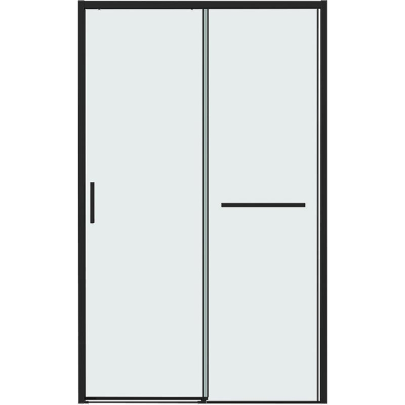 Душевая дверь Grossman Style 100 100.K33.05.100.21.00 профиль Черный матовый стекло прозрачное