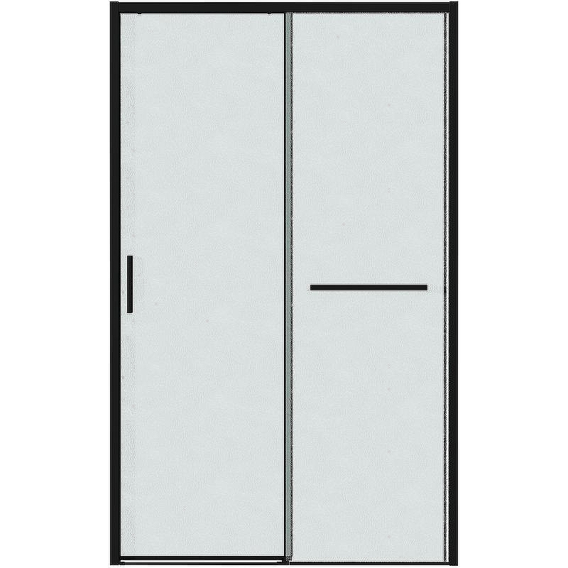 Душевая дверь Grossman Style 130 100.K33.05.130.21.02 профиль Черный матовый стекло шиншилла