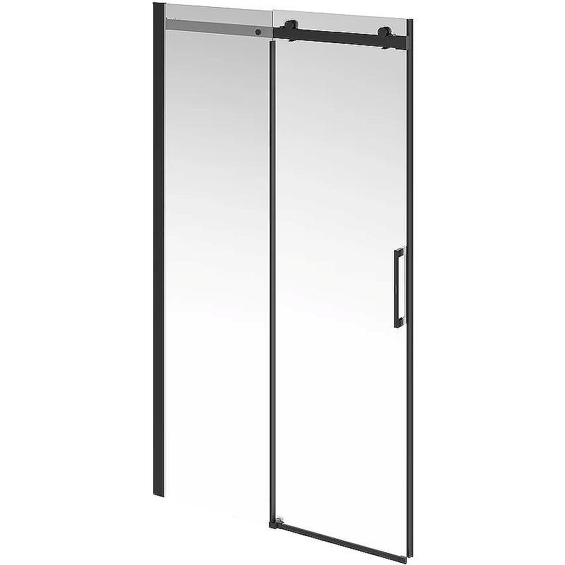 Душевая дверь Kerama Marazzi Cristallo 120 CT.120.SD.BLK.M профиль Черный матовый стекло прозрачное