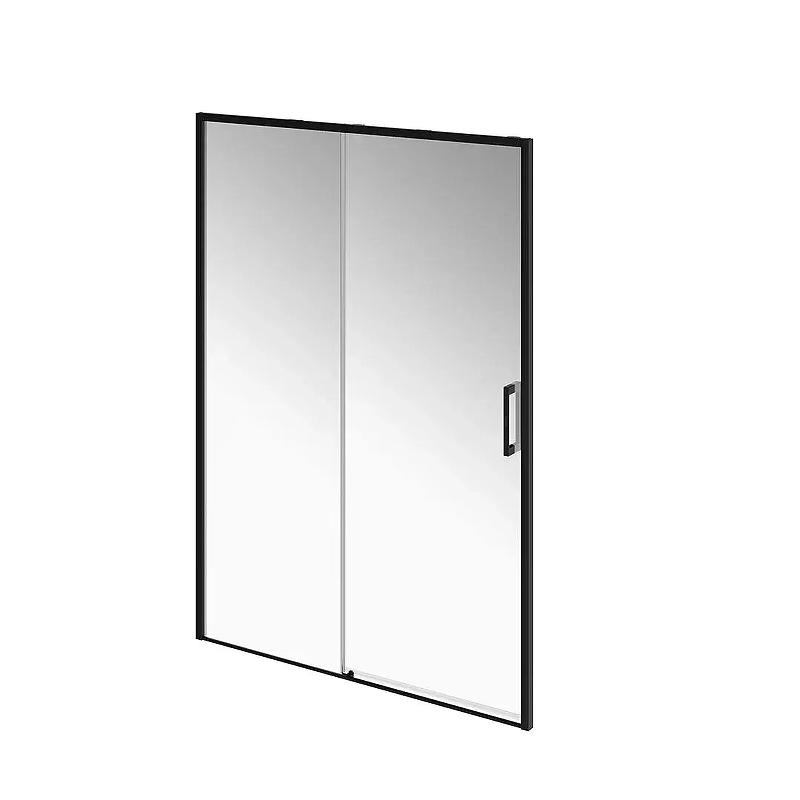 Душевая дверь Kerama Marazzi Lindo 140 LN.140.SD.BLK.M профиль Черный матовый стекло прозрачное
