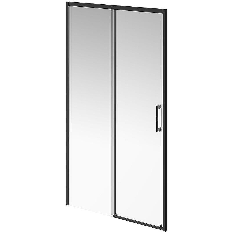 Душевая дверь Kerama Marazzi Vetro 110 VE.110.SD.BLK.M профиль Черный матовый стекло прозрачное