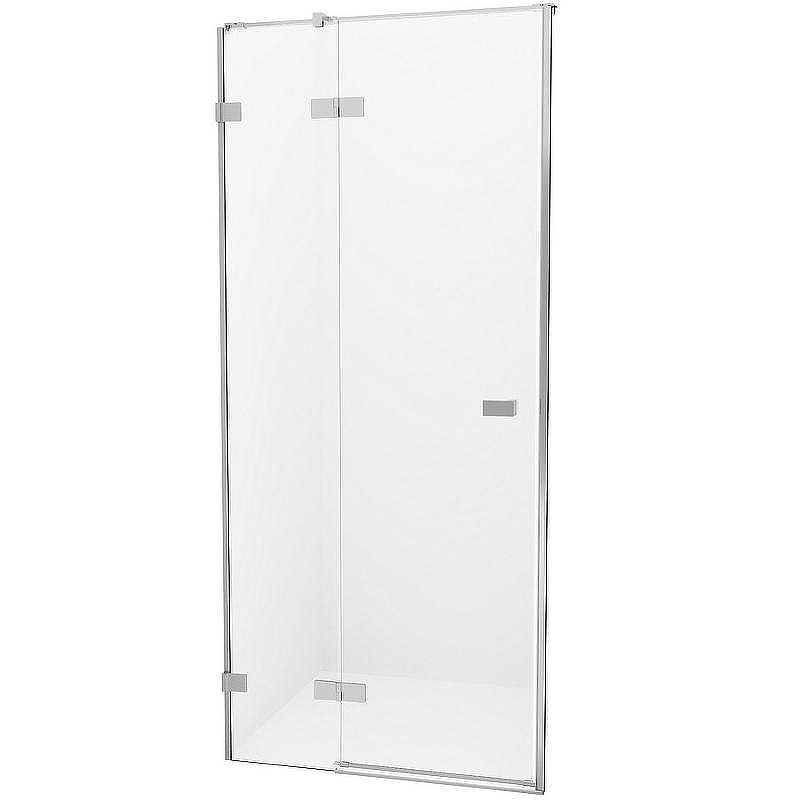 Душевая дверь New Trendy Avexa Chrome 130 L EXK-1451 профиль Хром стекло прозрачное
