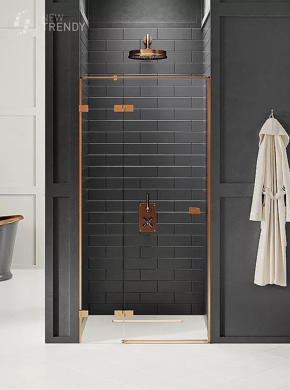 Душевая дверь New Trendy AVEXA COPPER BRUSHED 110x200 EXK-3537 (брашированная медь)