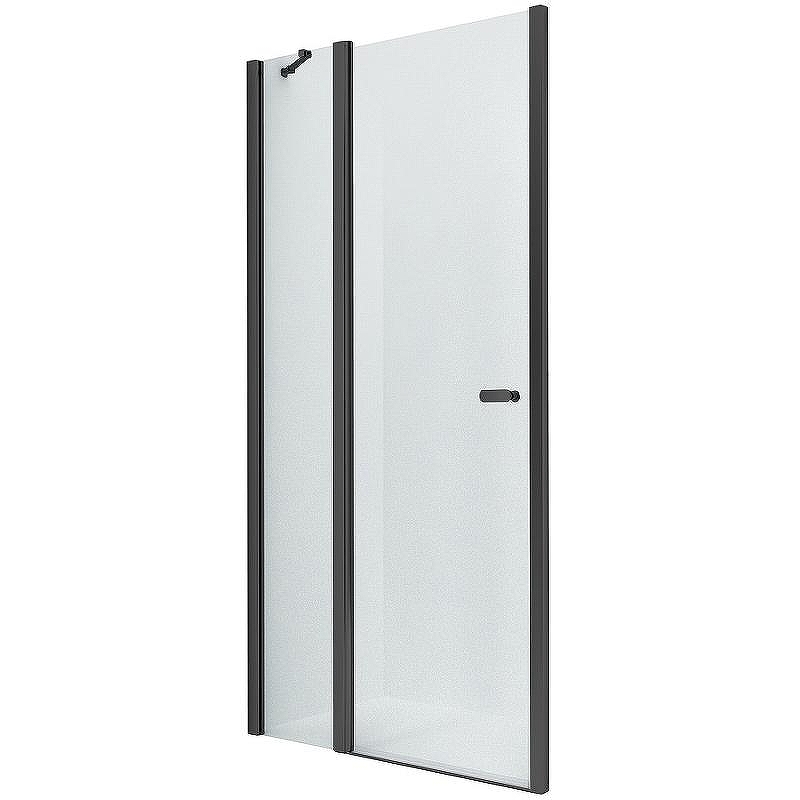 Душевая дверь New Trendy New Soleo Black 110 D-0243A профиль Черный стекло прозрачное