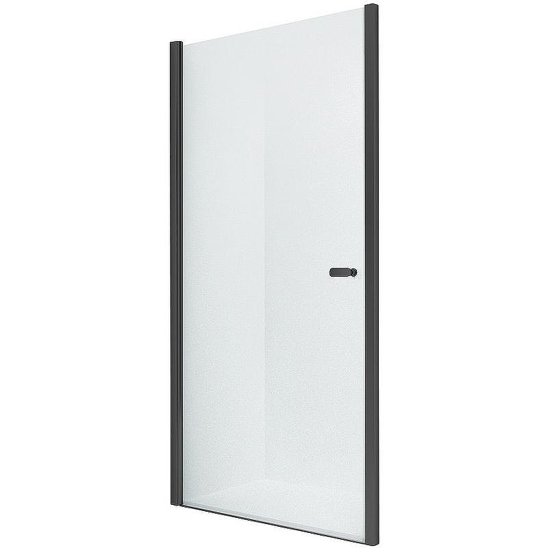 Душевая дверь New Trendy New Soleo Black 80 D-0210A профиль Черный стекло прозрачное