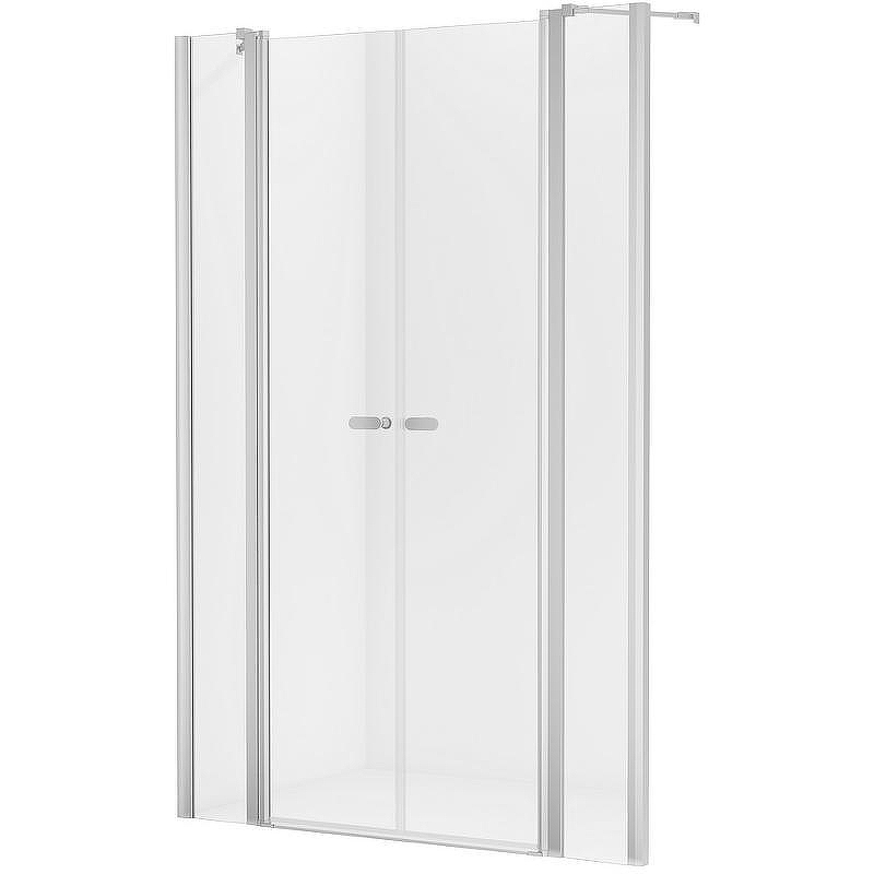 Душевая дверь New Trendy New Soleo Chrome 130 D-0257A профиль Хром стекло прозрачное