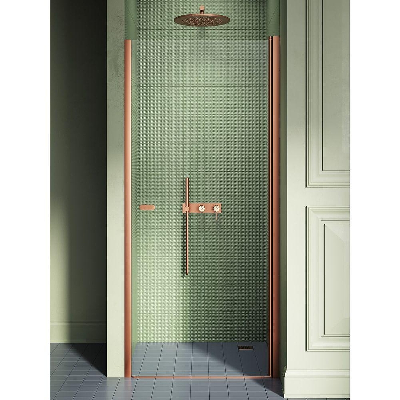Душевая дверь New Trendy NEW SOLEO COPPER BRUSHED 70x195 D-0489A (брашированная медь)