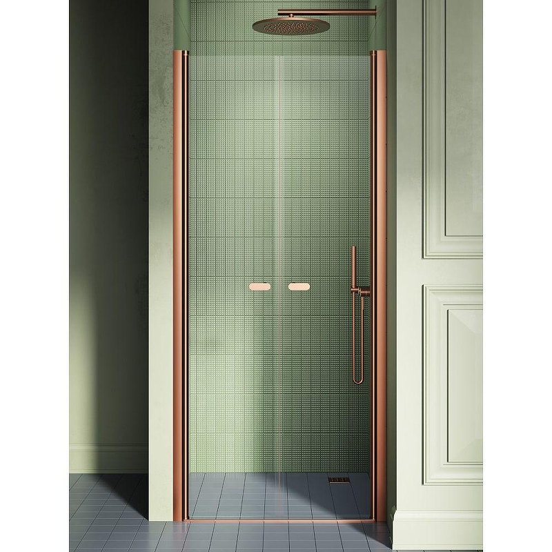 Душевая дверь New Trendy NEW SOLEO COPPER BRUSHED 90x195 D-0495A (брашированная медь)