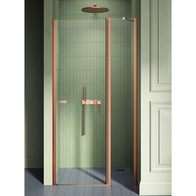 Душевая дверь New Trendy NEW SOLEO COPPER BRUSHED 90x195 D-0521A-WK (брашированная медь)