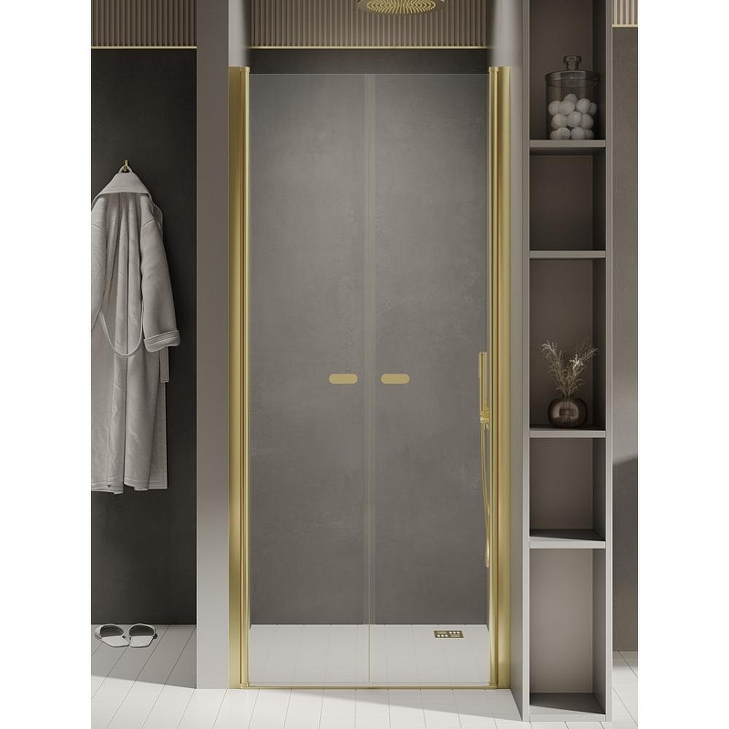 Душевая дверь New Trendy NEW SOLEO LIGHT GOLD 70x195 D-0454A (светлое золото)